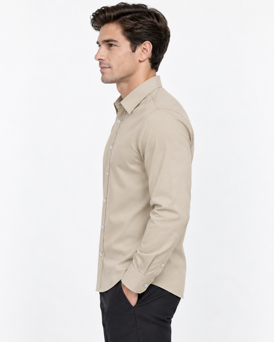 Plain Beige Shirt