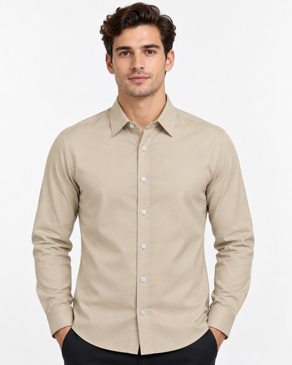 Plain Beige Shirt