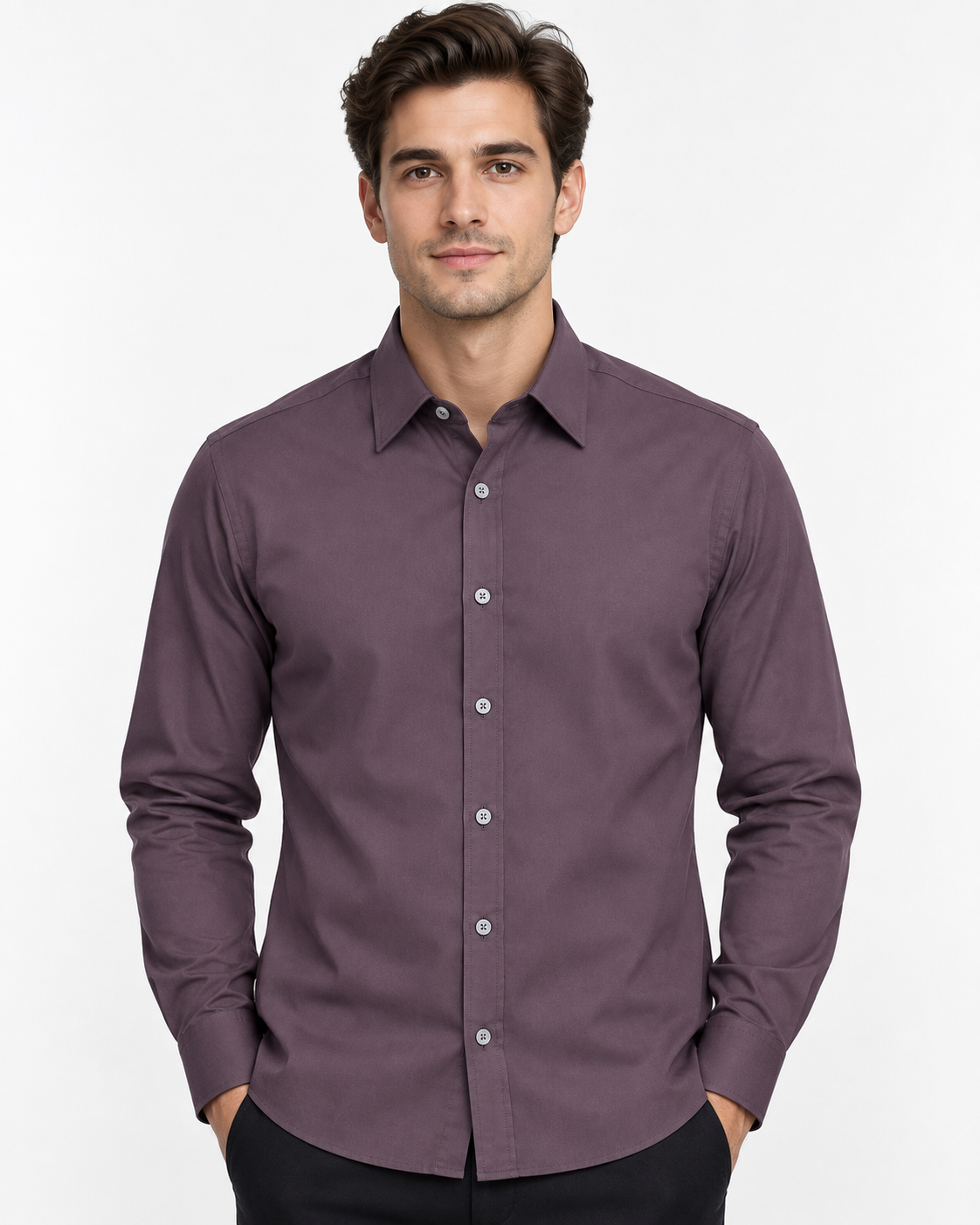 Plain Plum Shirt