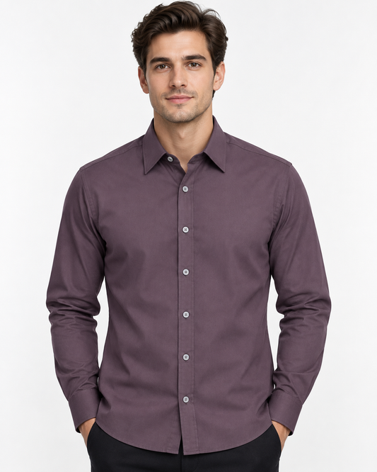 Plain Plum Shirt