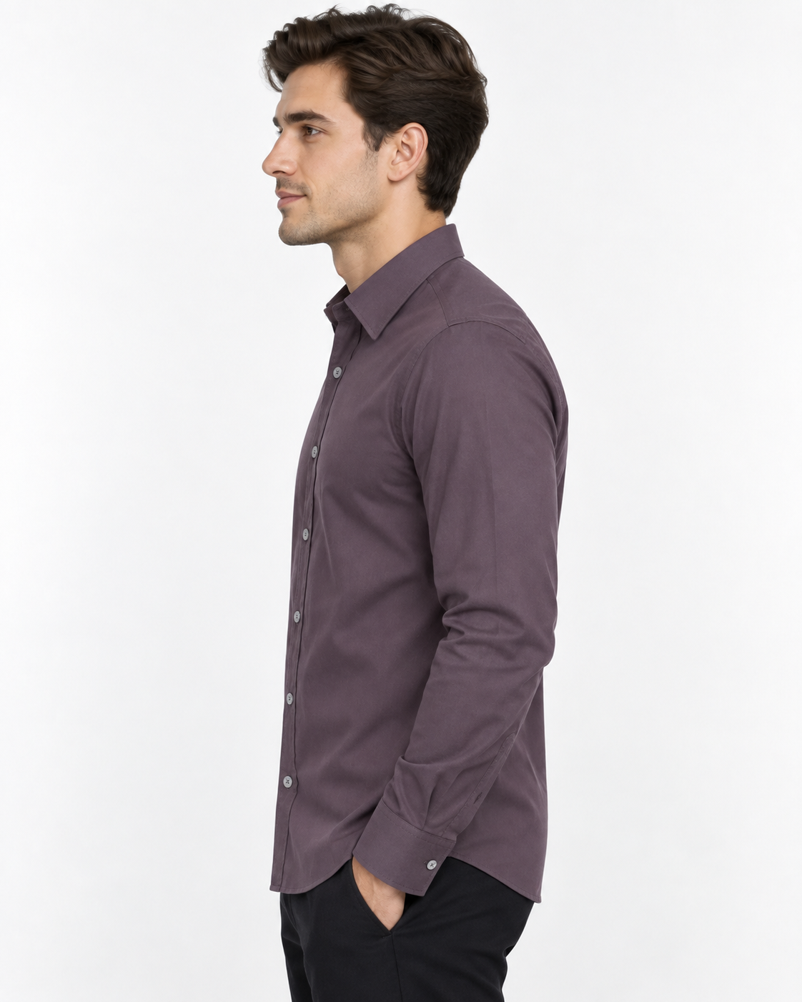 Plain Plum Shirt