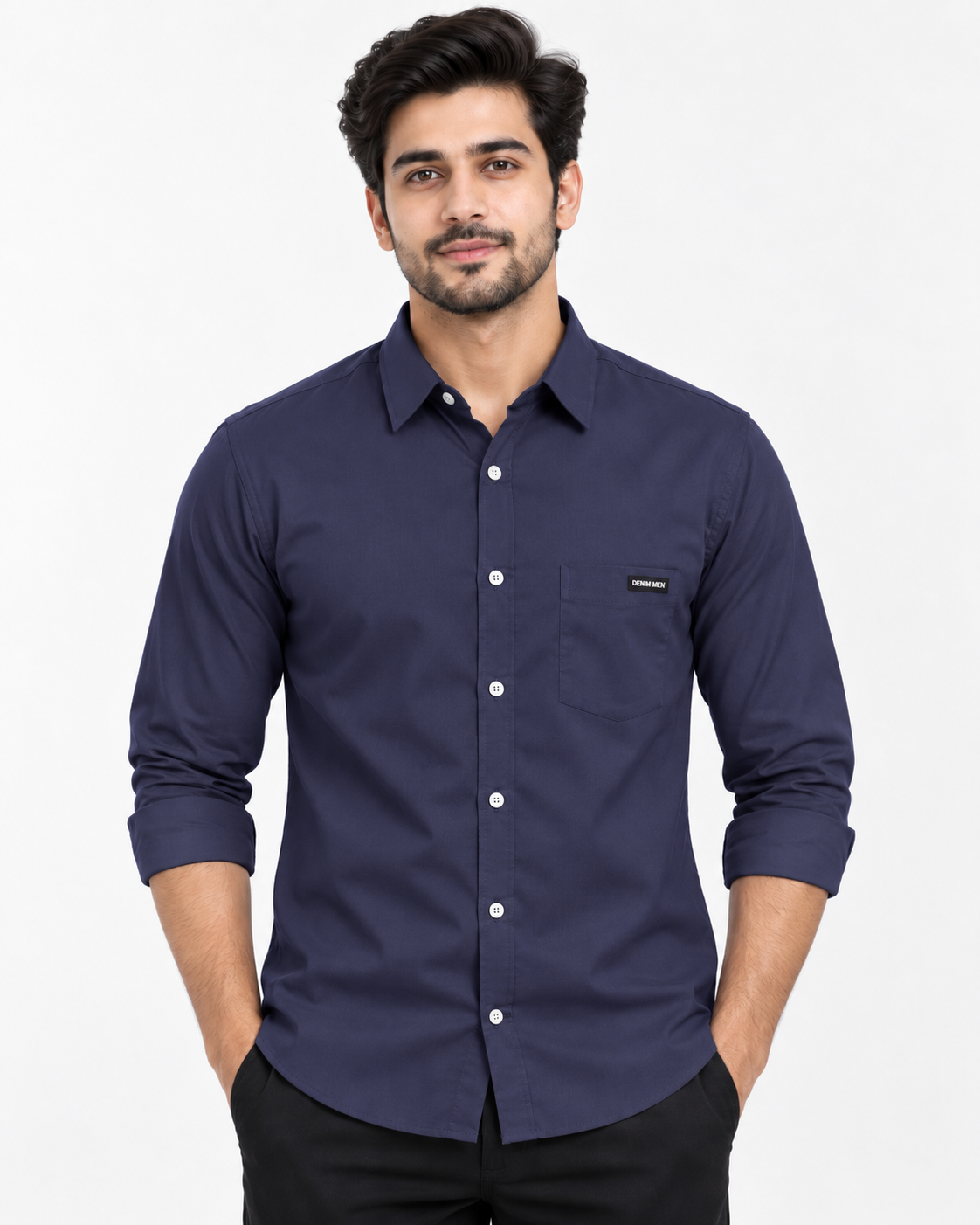Plain Blue Shirt