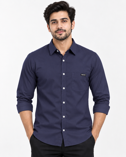 Plain Blue Shirt
