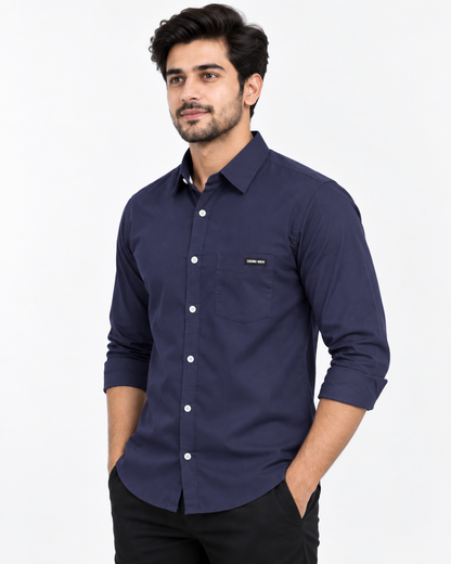 Plain Blue Shirt