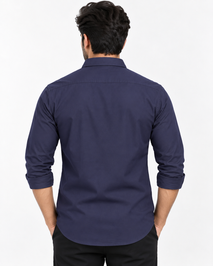 Plain Blue Shirt