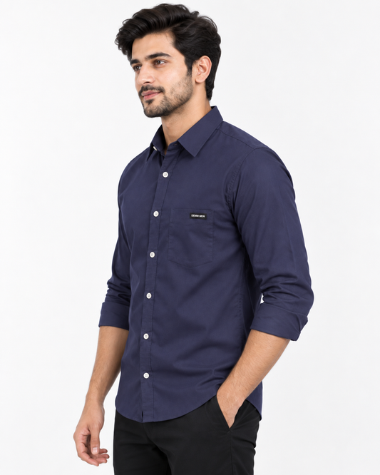 Plain Blue Shirt