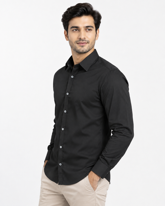 Plain Black Shirt